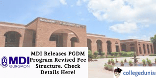 MDI Releases PGDM Program Revised Fee Structure. Check Details Here!